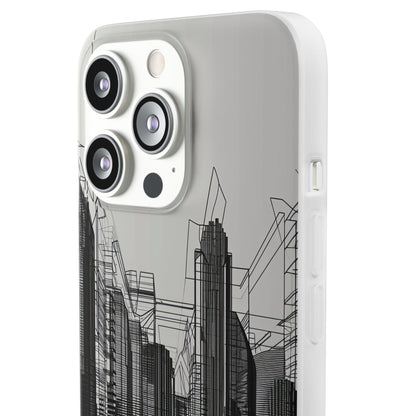 Urban Wireframe | Flexible Phone Case for iPhone