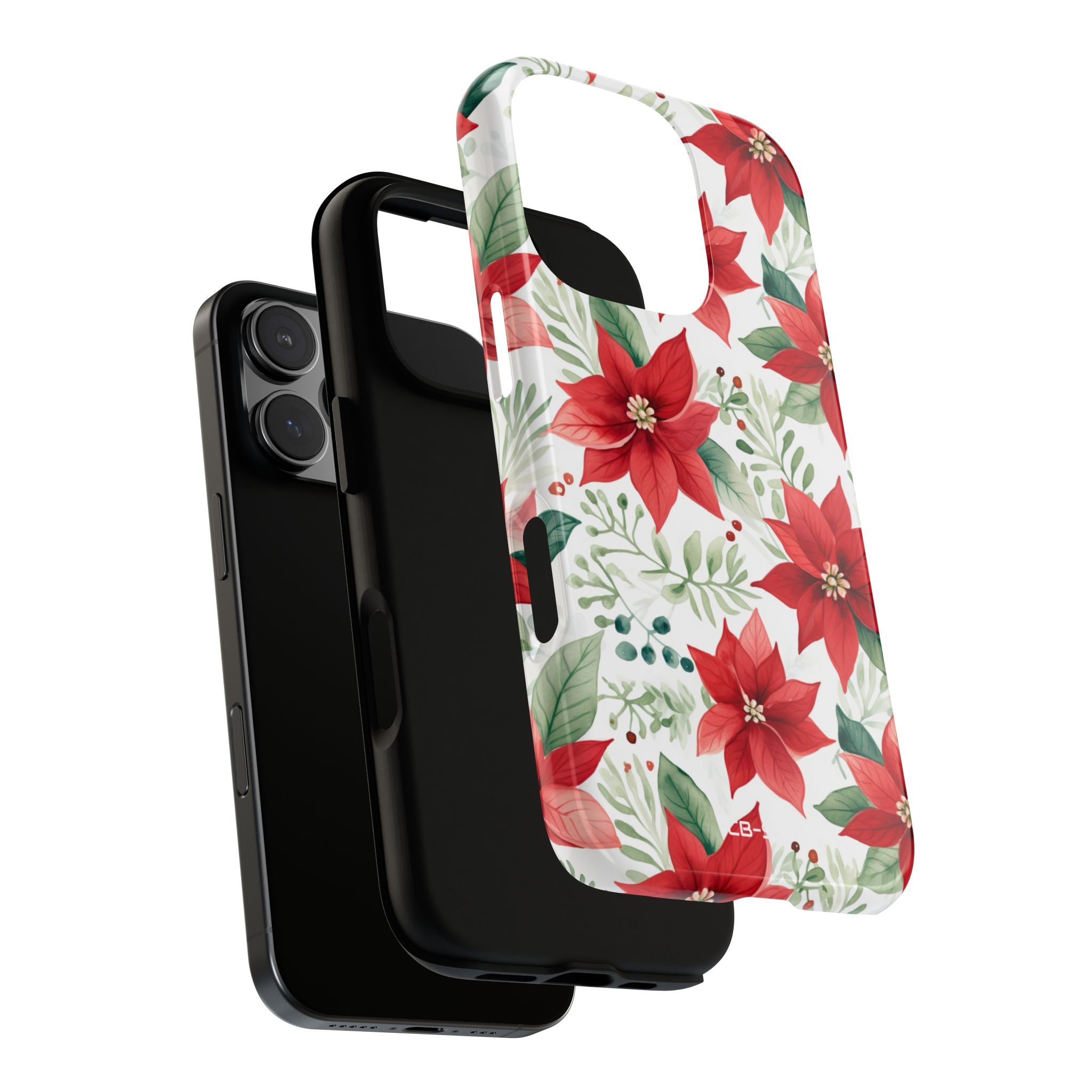 Poinsettias Bloom Bright - iPhone Case