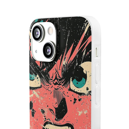 Screaming Face Pink iPhone 13 mini Case - Soft