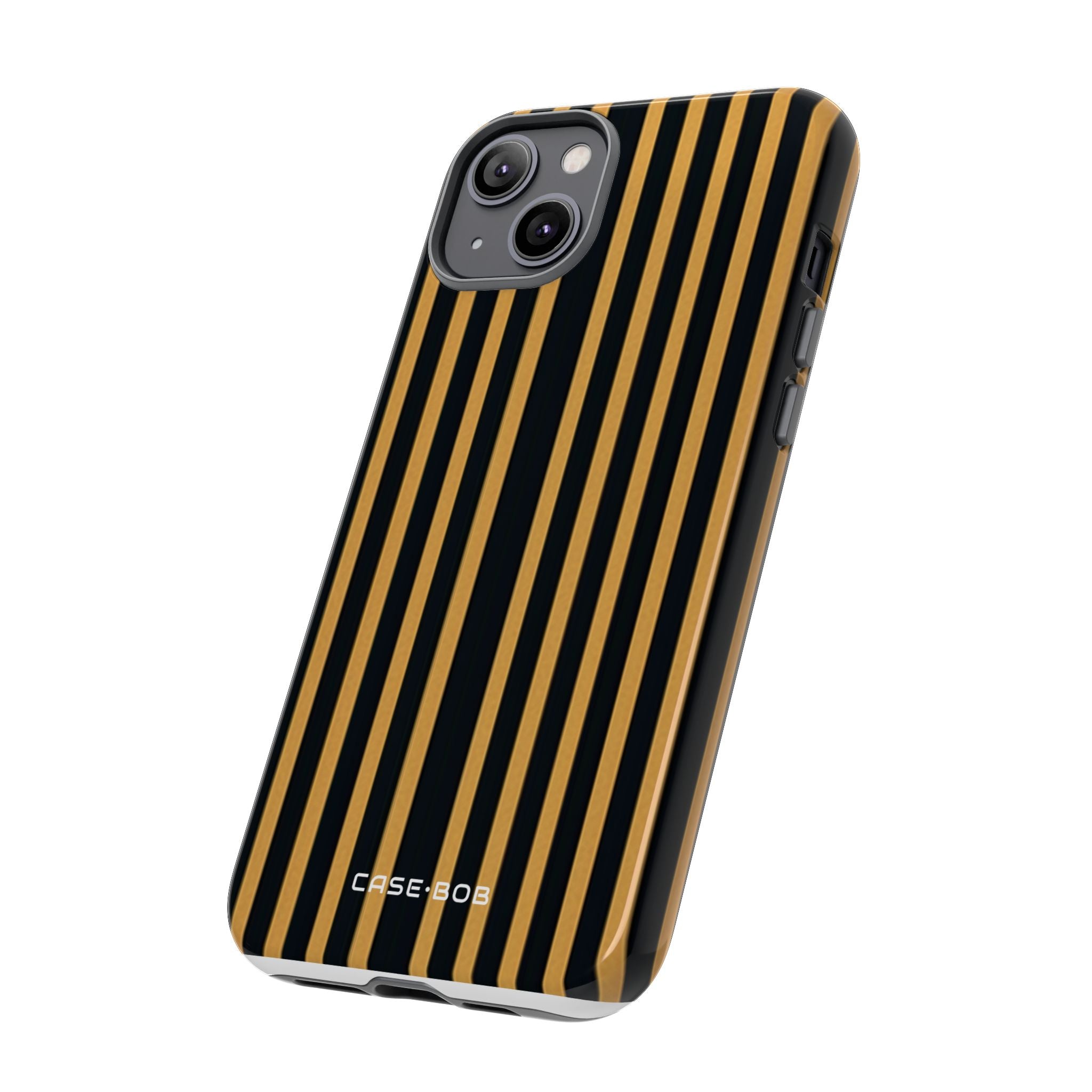 Golden Stripes iPhone 14 Plus Case - Tough