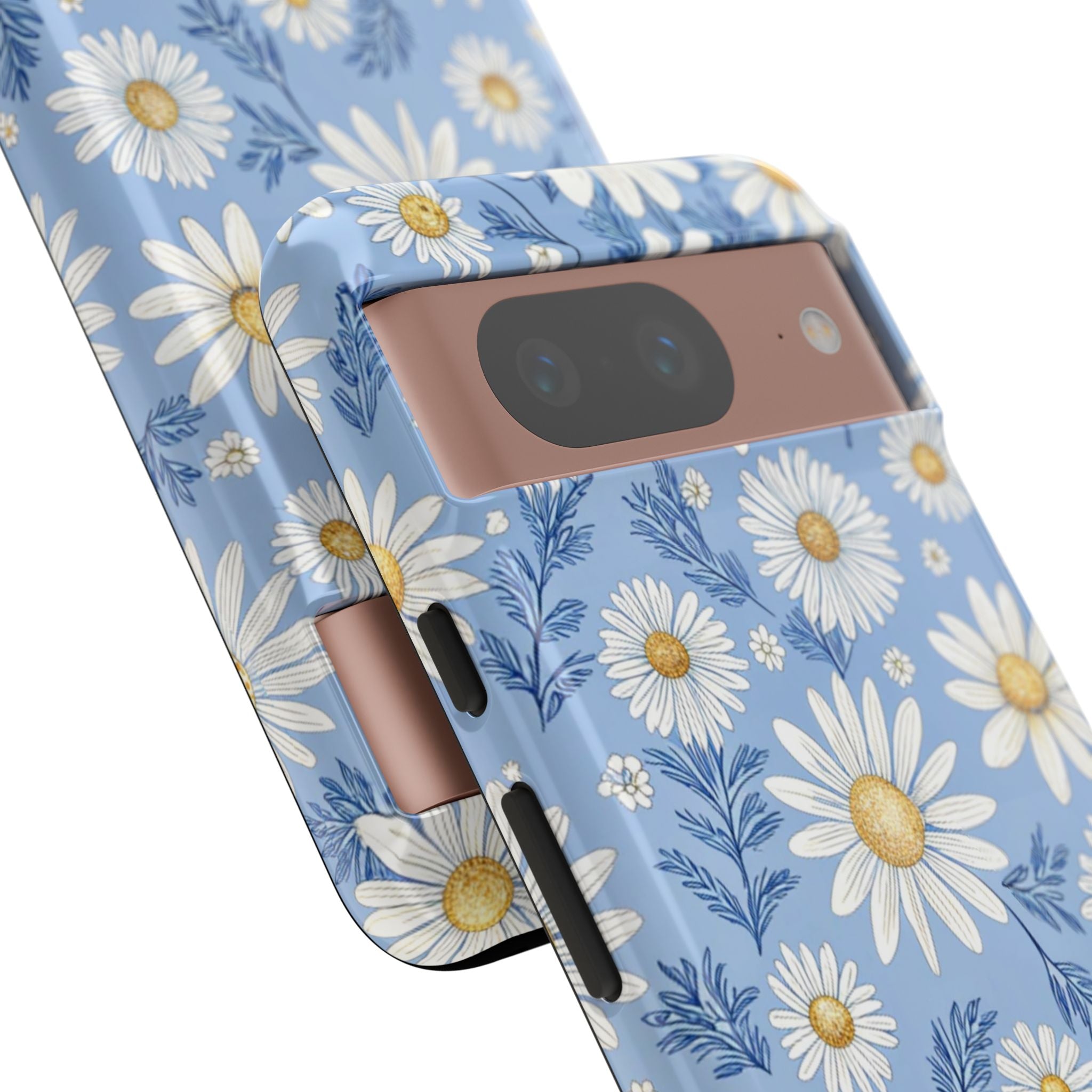 Daisies On Blue - Google Pixel Case