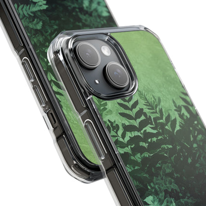 Verdant Fern Silhouettes iPhone 15 - Impact Clear+