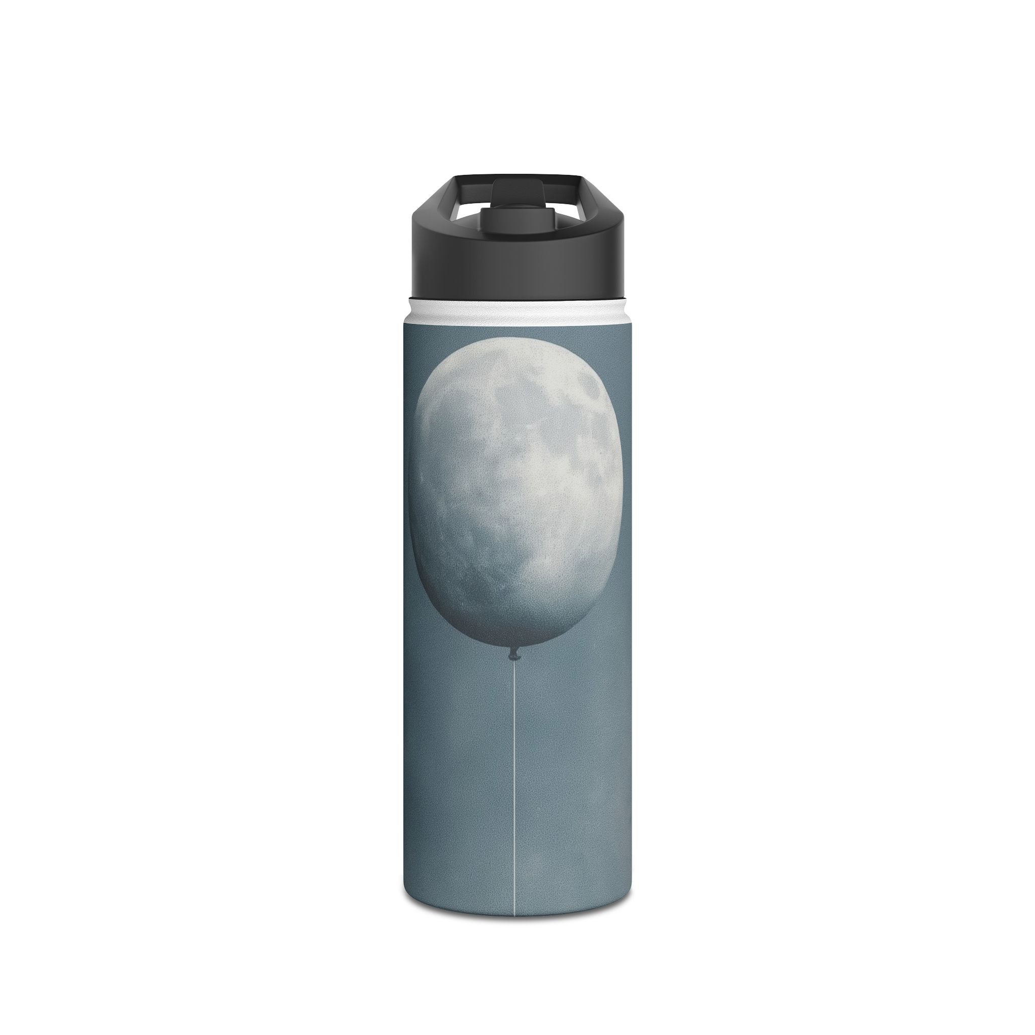 Moon Balloon Blue - Stainless Steel Water Bottle