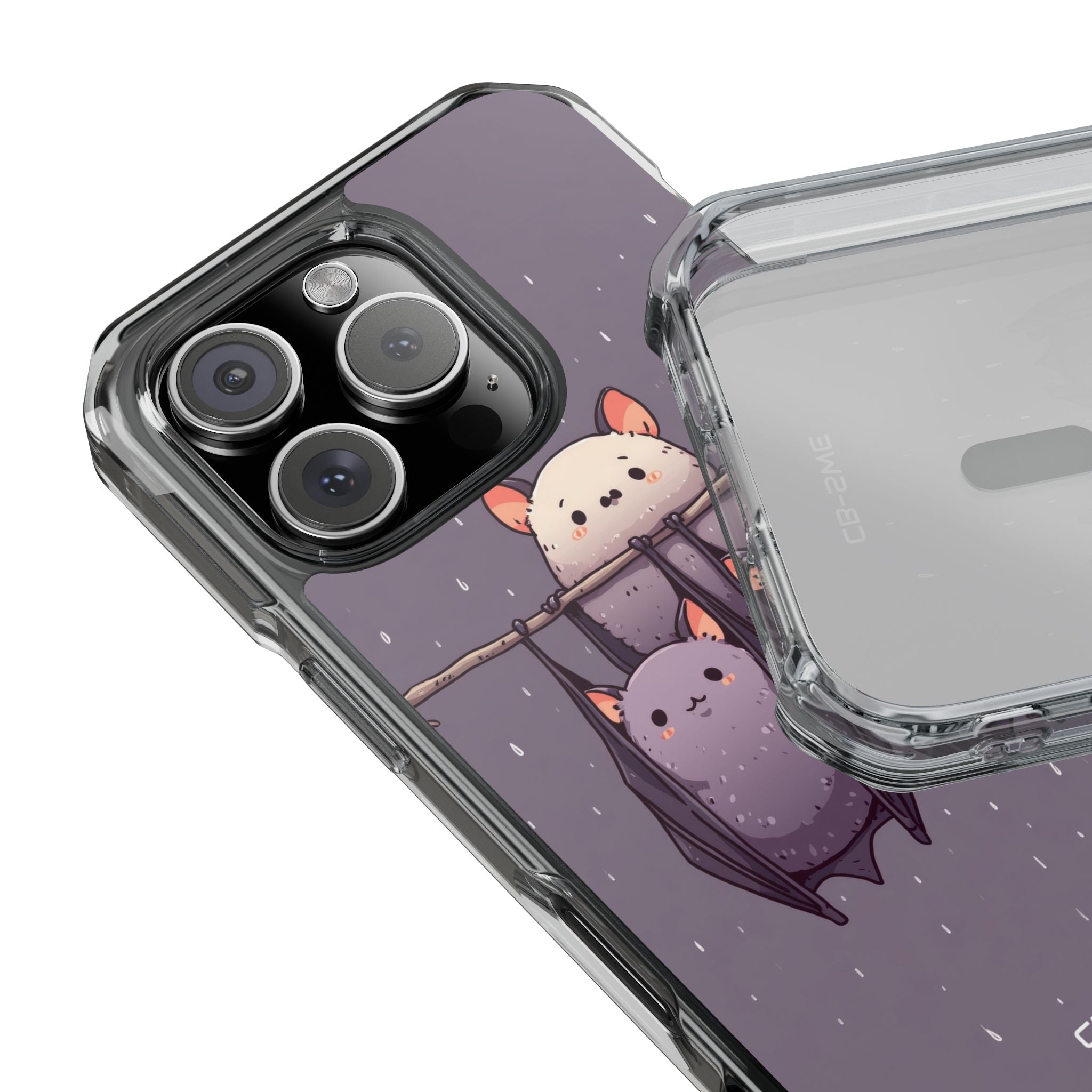 Bats Hang Playfully iPhone Case - Impact