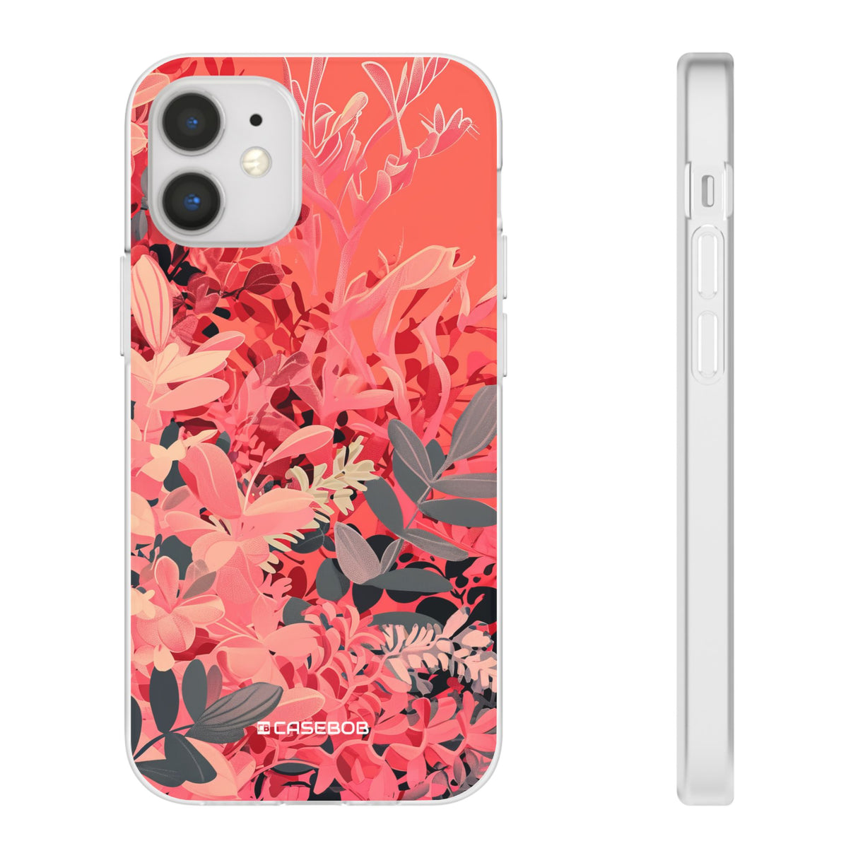 Living Coral Design | Handyhülle für iPhone (Flexible Hülle) 