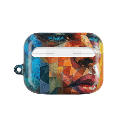 Mosaic Gaze Blue - AirPods Case