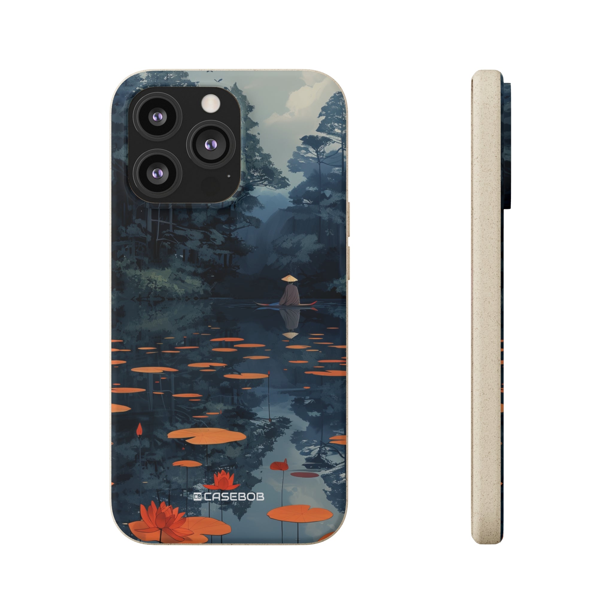 Tranquil Lotus Serenity | Biodegradable Phone Case