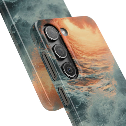 Fiery Wave Power - Slim Samsung S23 Phone Case