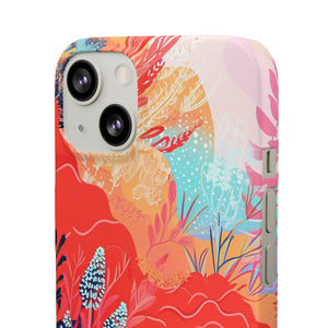 Living Coral Design | Handyhülle für iPhone (Slim Case)