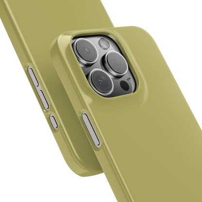 Dark Khaki iPhone 16 - Slim Phone Case