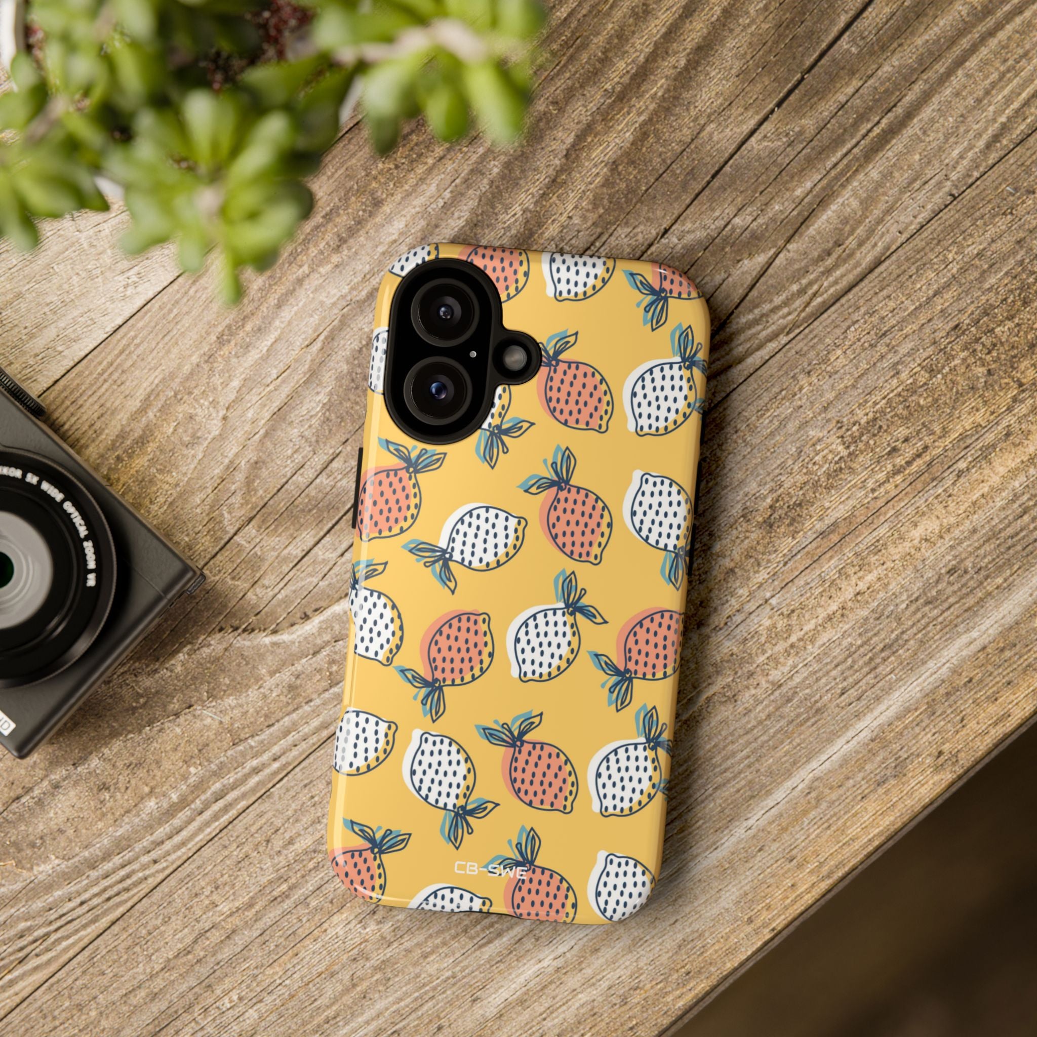 Lemons Dance Playfully - iPhone Case