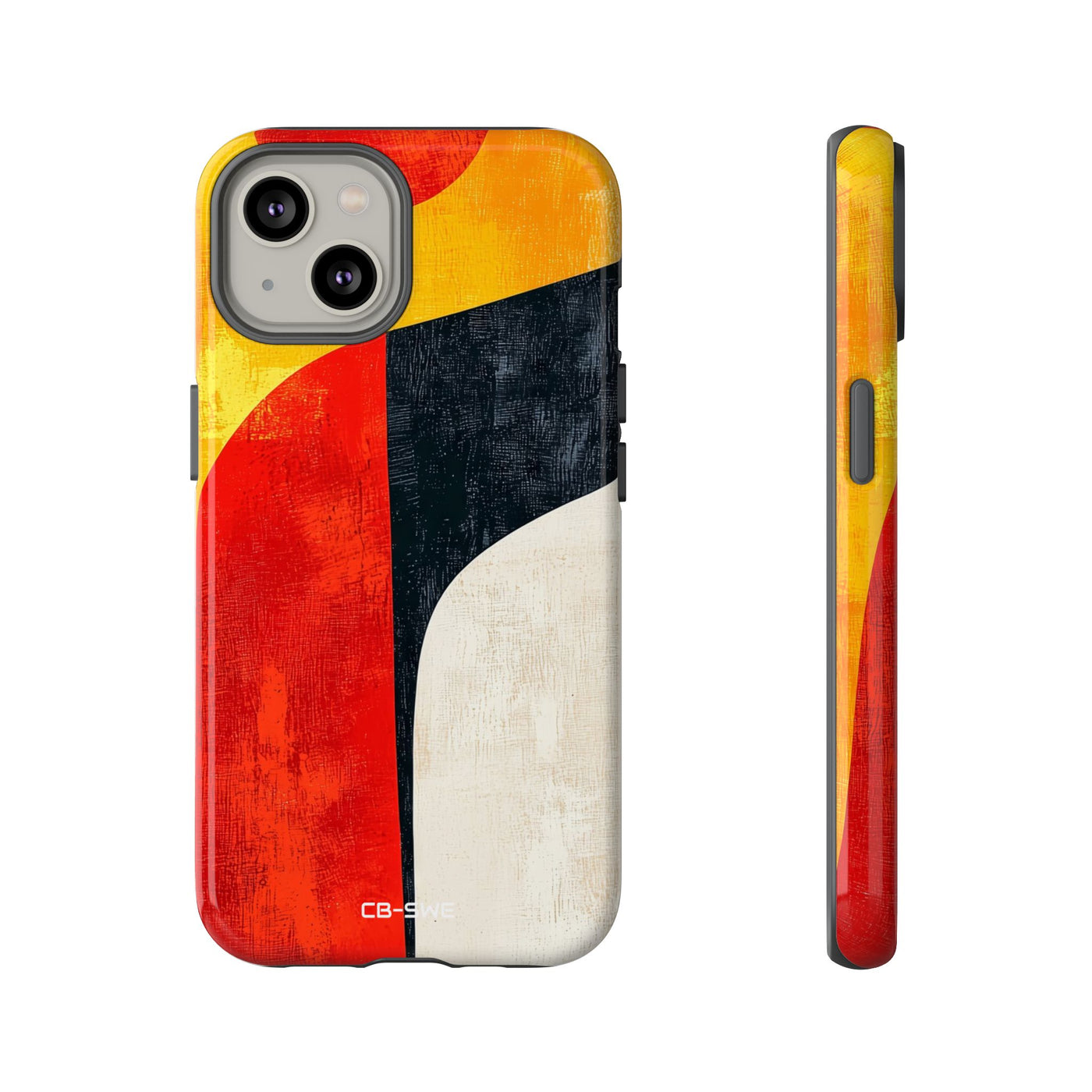 Vibrant Flowing Shapes - iPhone Case