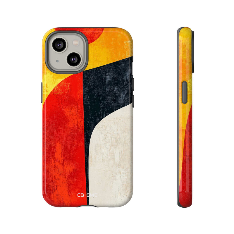 Vibrant Flowing Shapes - iPhone Case