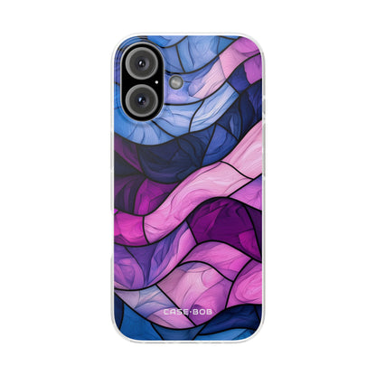 Wavelike Glow iPhone 16 Case - Soft