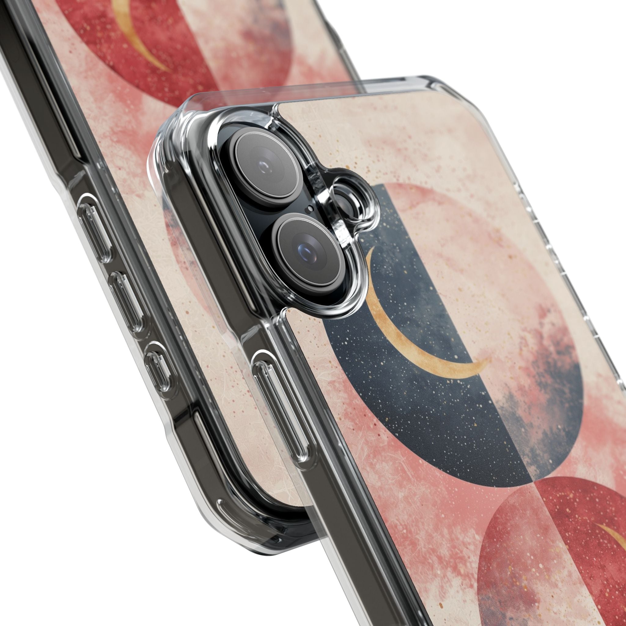 Crescents Embrace Stars iPhone Case - Impact