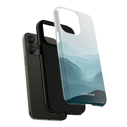 Teal Mist Mountains iPhone 14 Pro Max Case - Tough+