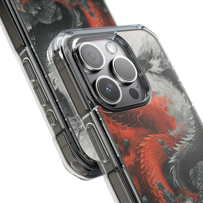 Zen Dragon Harmony iPhone 15 - Clear Impact Phone Case