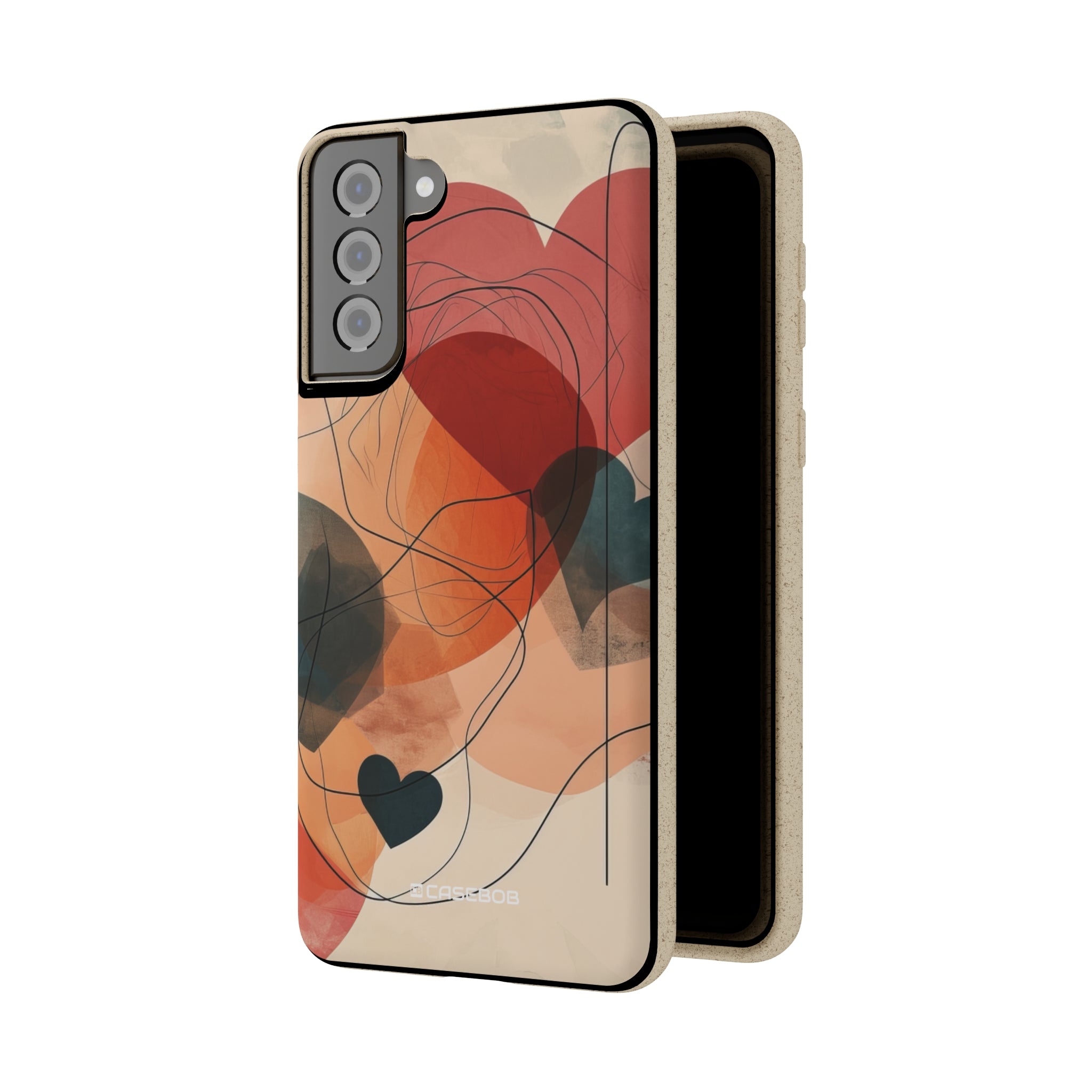 Abstract Heart Harmony | Biodegradable Phone Case