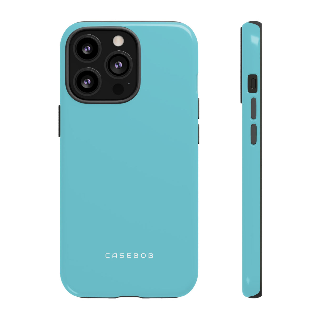 Cyan Blue - Protective Phone Case - Protective Phone Case