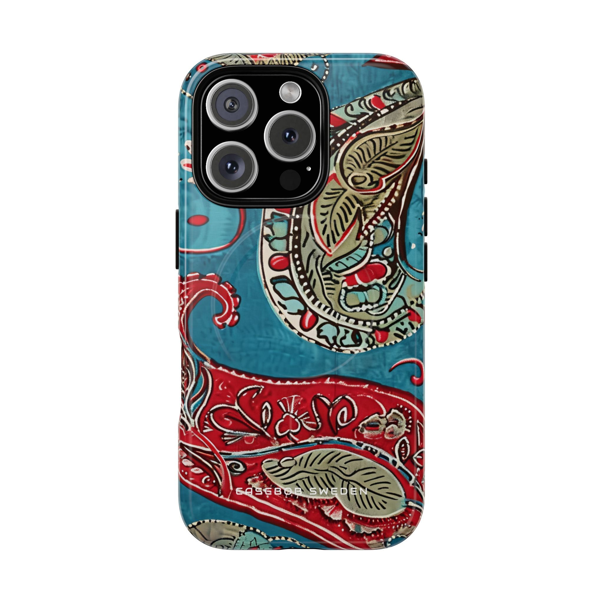 Vintage Paisley Elegance iPhone 16 Tough+ Handyhülle