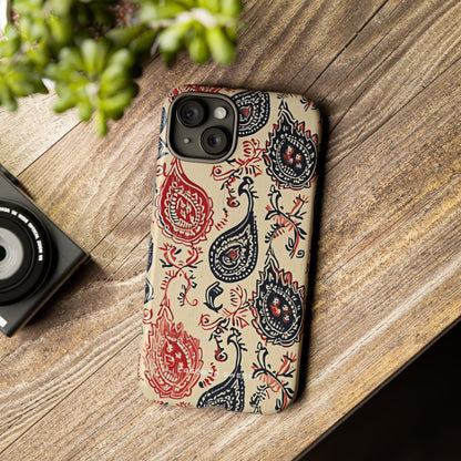 Vintage Paisley Elegance iPhone 15 - Tough Phone Case