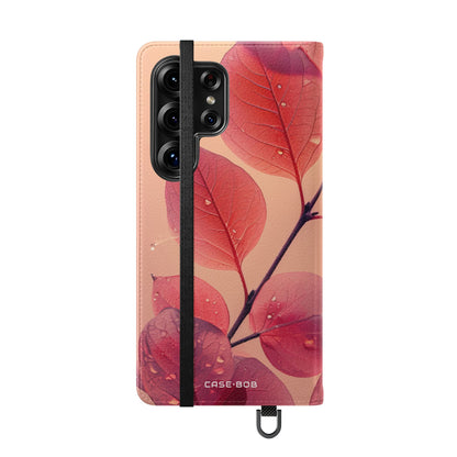 Häivytetyt lehdet - Samsung S25 Ultra Case - lompakkotyyppinen