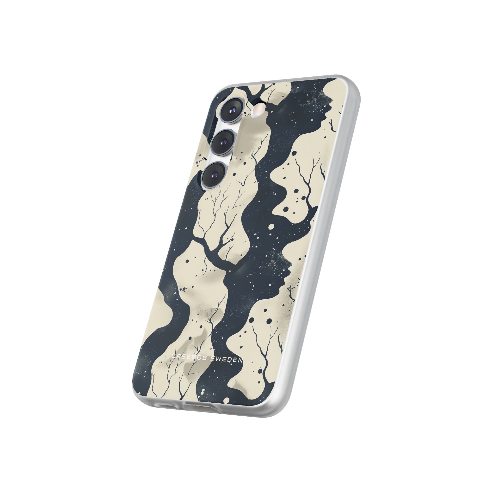 Organic Fluid Silhouettes with Cosmic Depth Samsung S23 - Flexi Phone Case