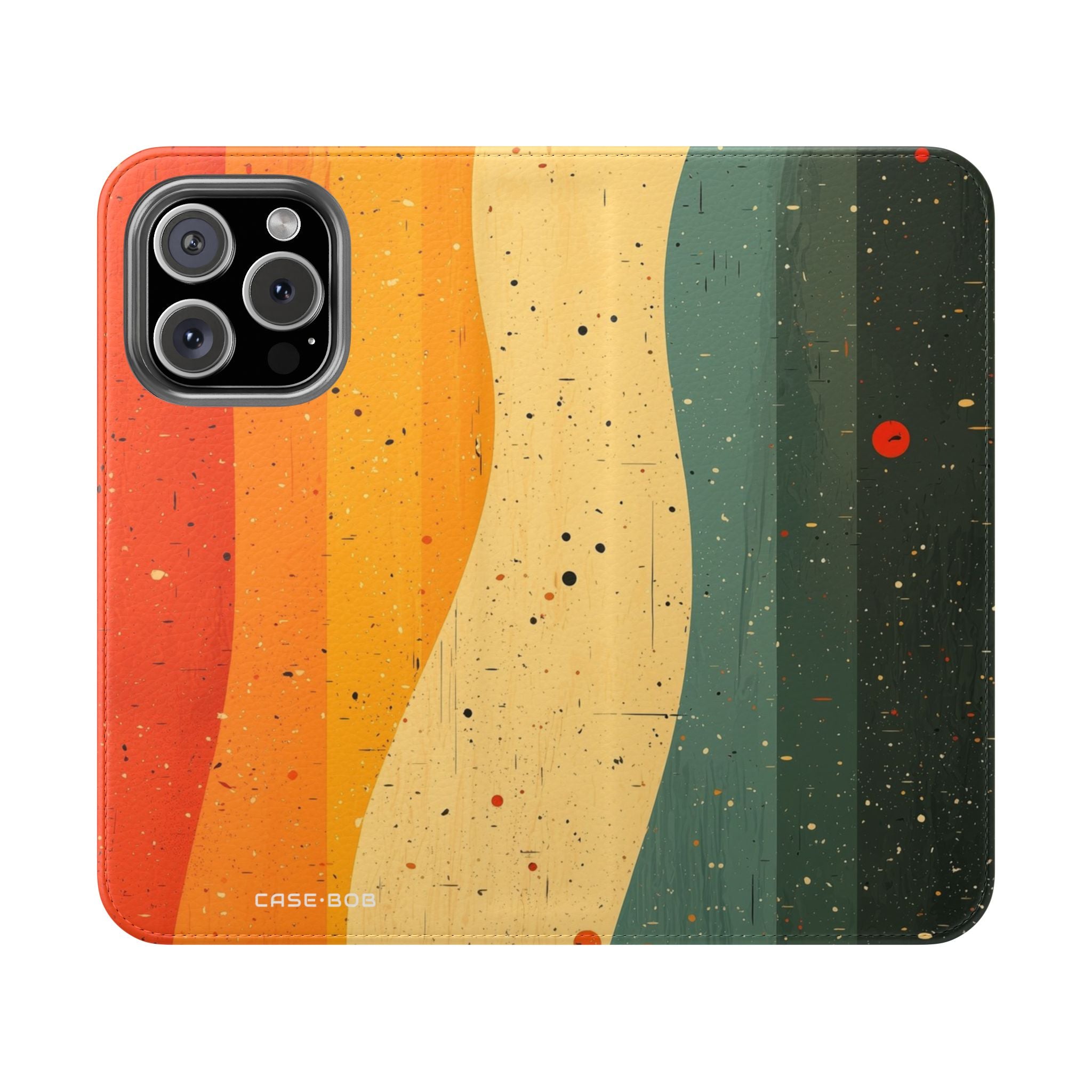 Wavy Spectrum - iPhone 16 Pro Case - Wallet