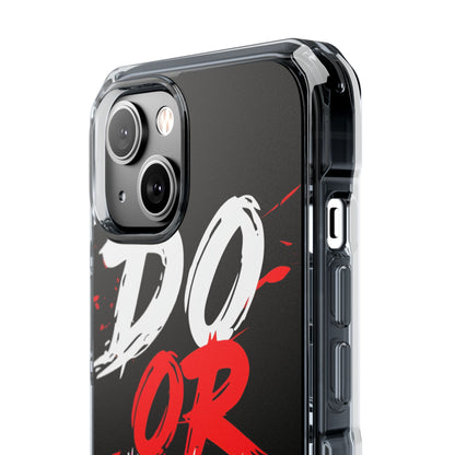 Intense Typography Contrast iPhone Case - Impact