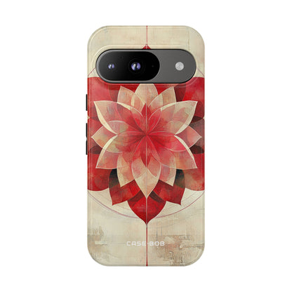 Crimson Bloom Google Pixel 9 Case - Tough