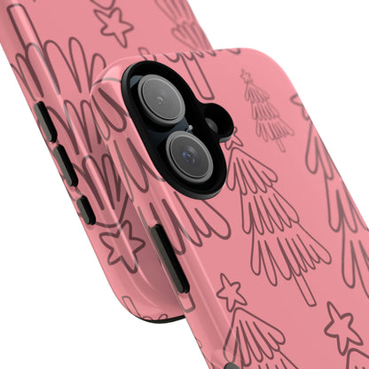 Playful Trees Dance - iPhone Case
