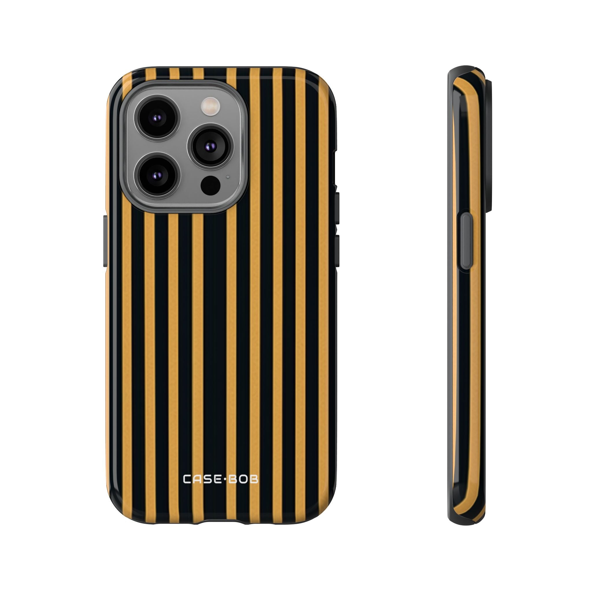 Golden Stripes iPhone 14 Pro Case - Tough