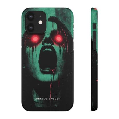 Haunting Glow of Gothic Eyes iPhone 12 - Slim Phone Case