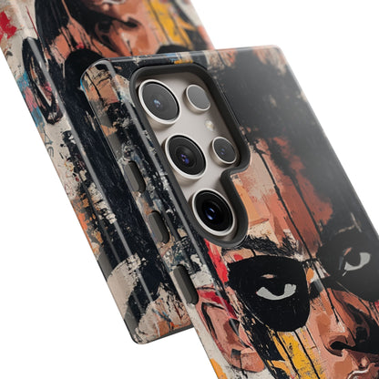 Masked Portrait Drips Samsung S24 Ultra Case - Tough