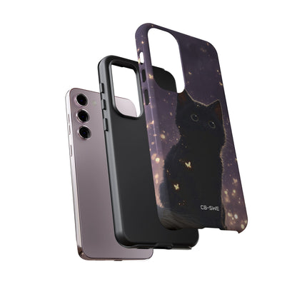 Whimsical Cat Soars - Samsung Case