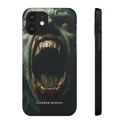 Gothic Wail of Decay iPhone 12 - Slim Phone Case