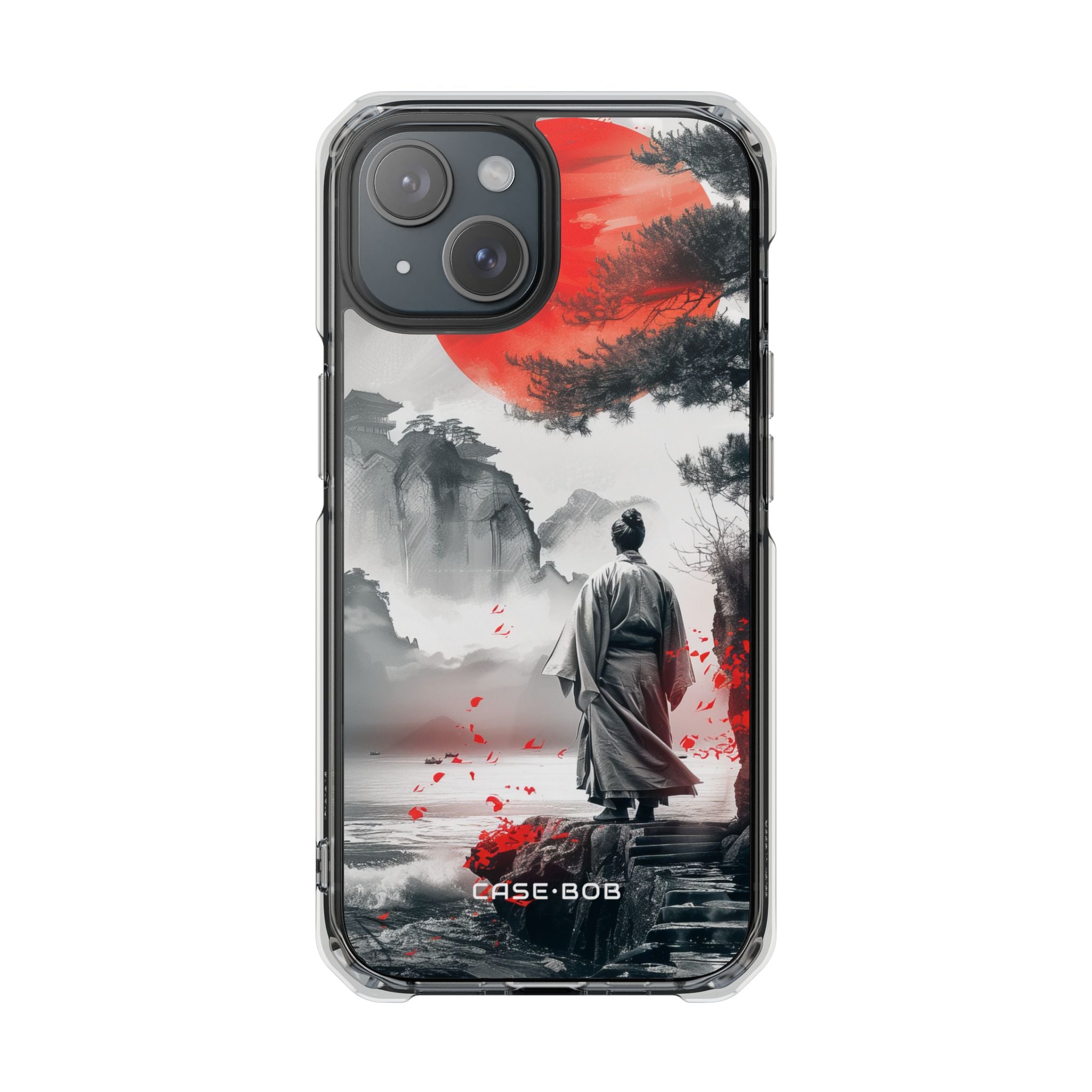Red Sun Wanderer iPhone 15 Case - Impact