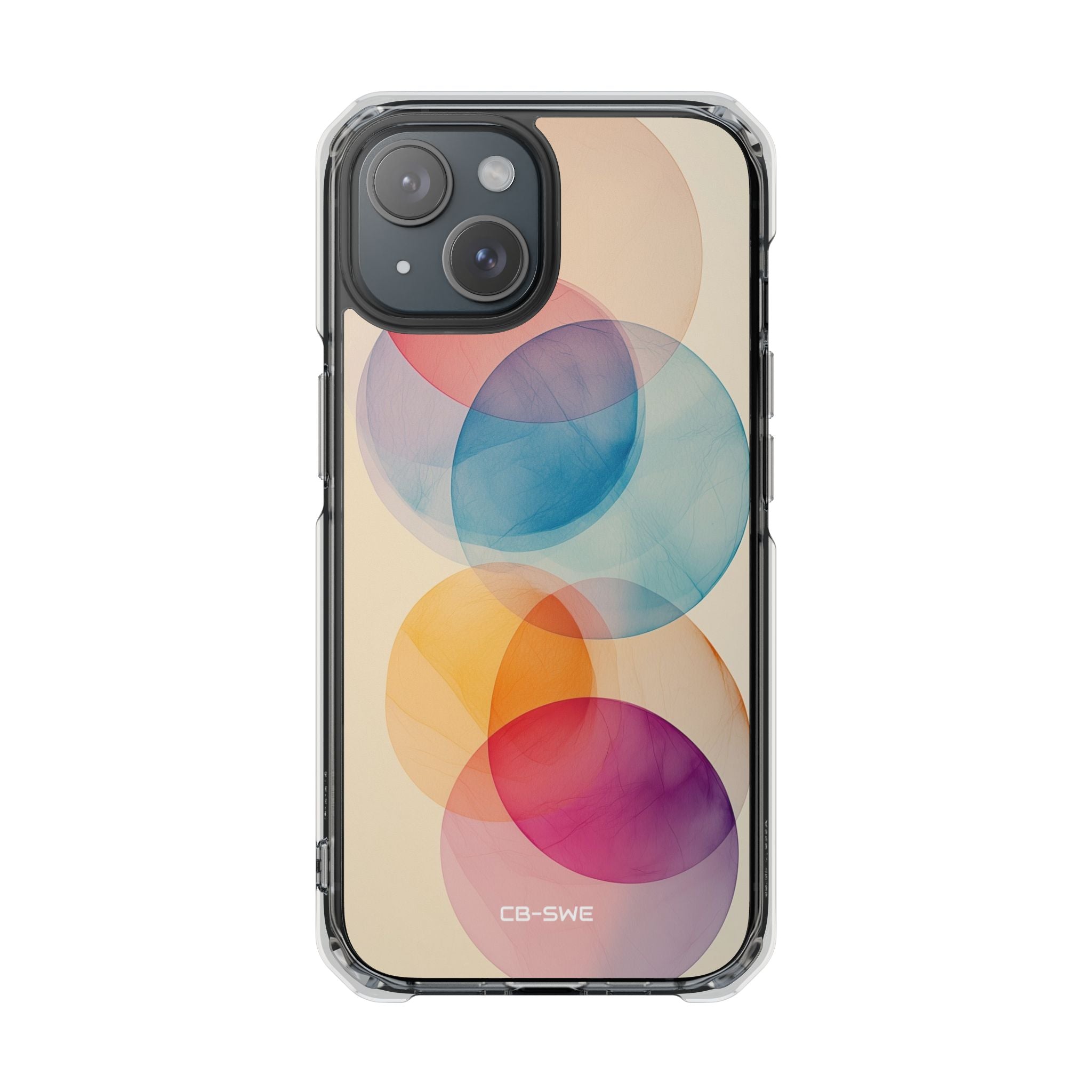 Circles Embrace Light iPhone Case - Impact