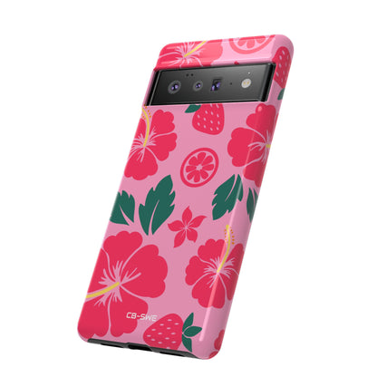 Tropical Hibiscus Harmony - Google Pixel Case
