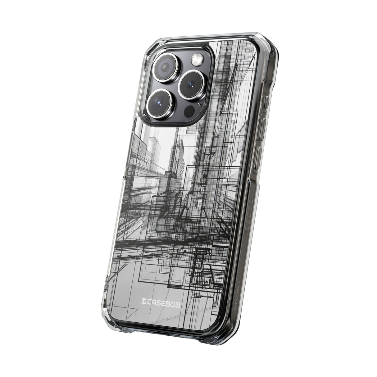 Architectural Maze - Phone Case for iPhone (Clear Impact - Magnetic)