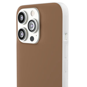 Chamoisee Brown | Handyhülle für iPhone (Flexi Case) 