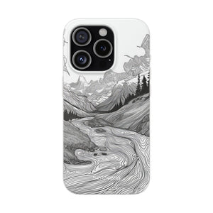 Monochrome Serenity | Flexible Phone Case for iPhone