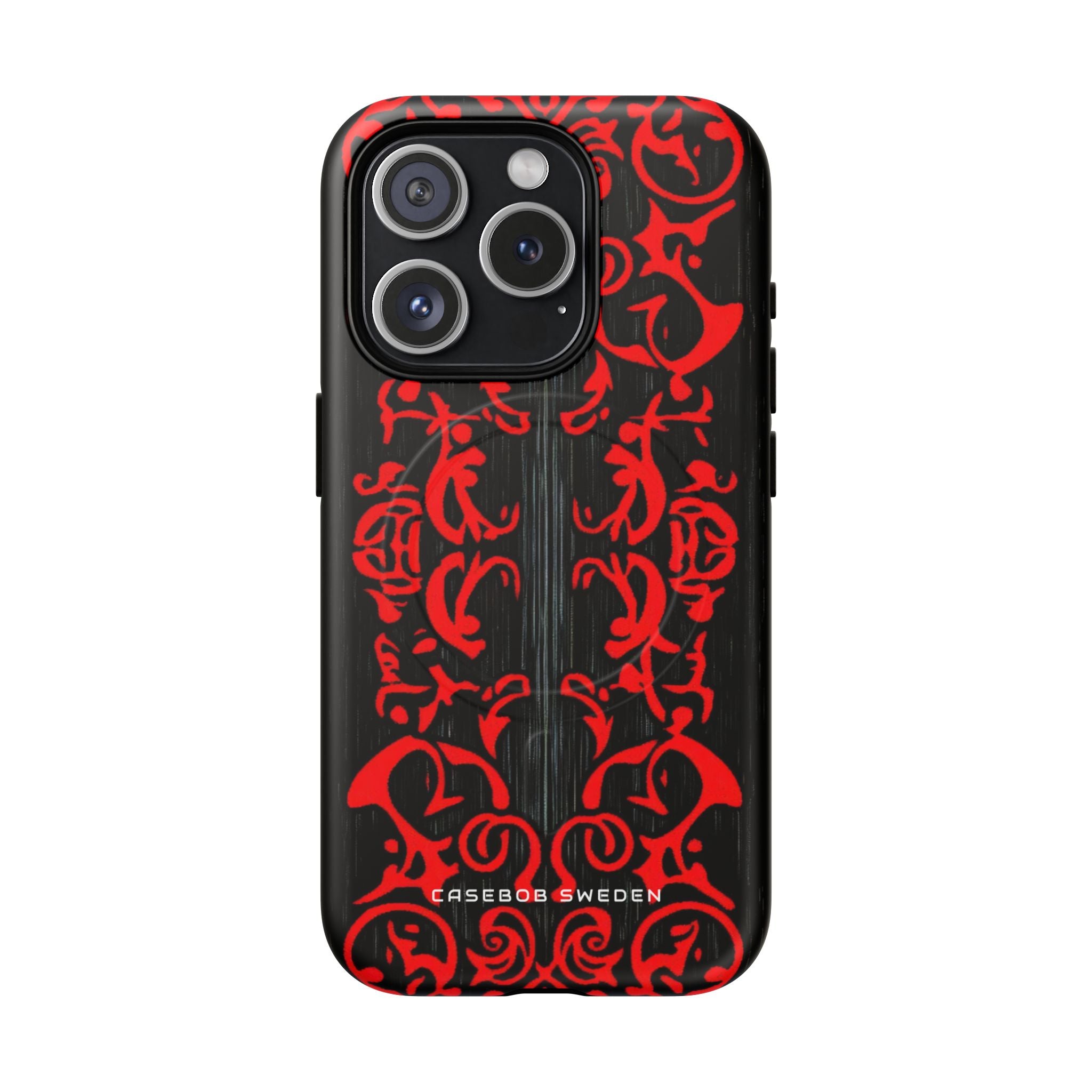 Gothic Crimson Symmetry iPhone 15 | Tough+ Phone Case