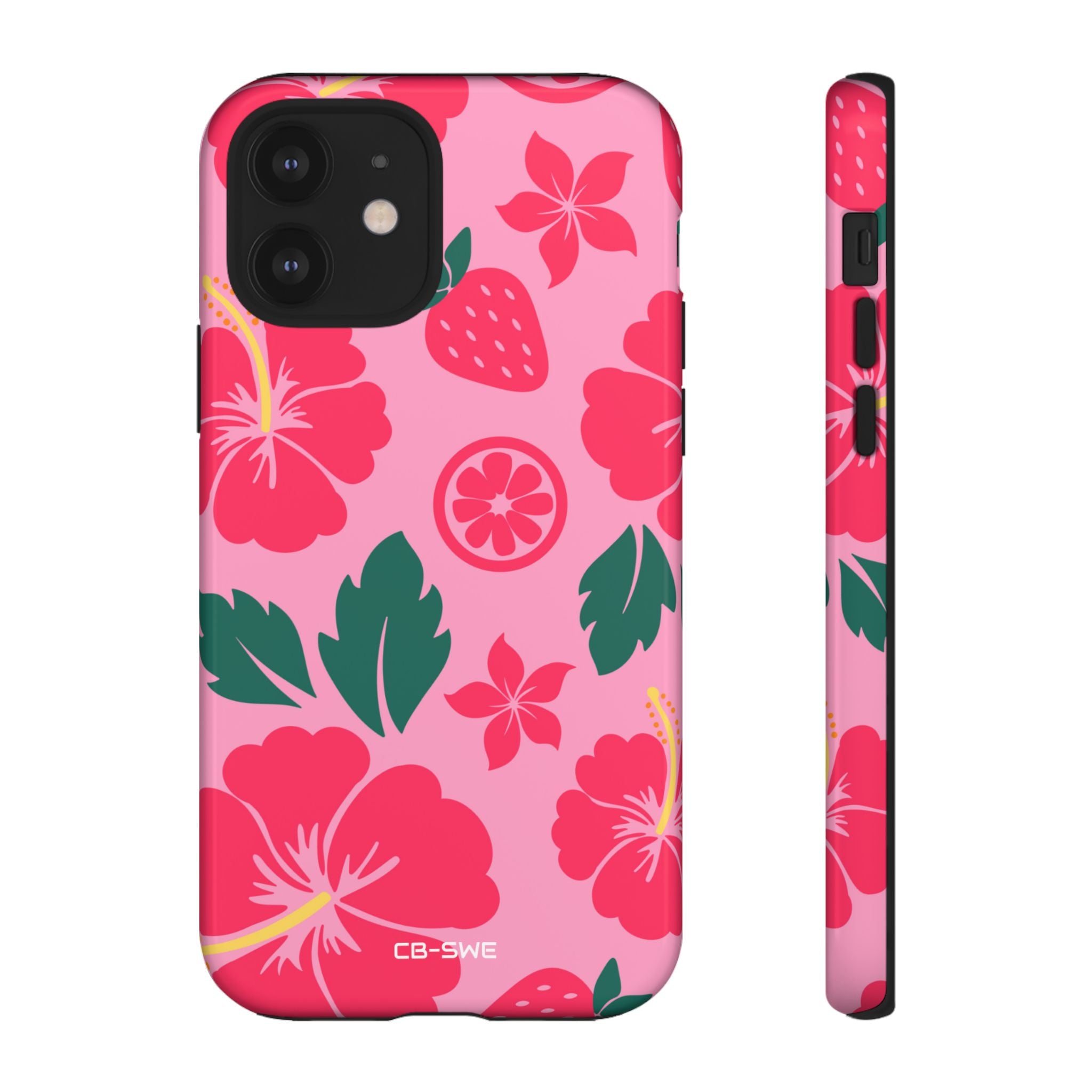 Tropical Hibiscus Harmony - iPhone Case