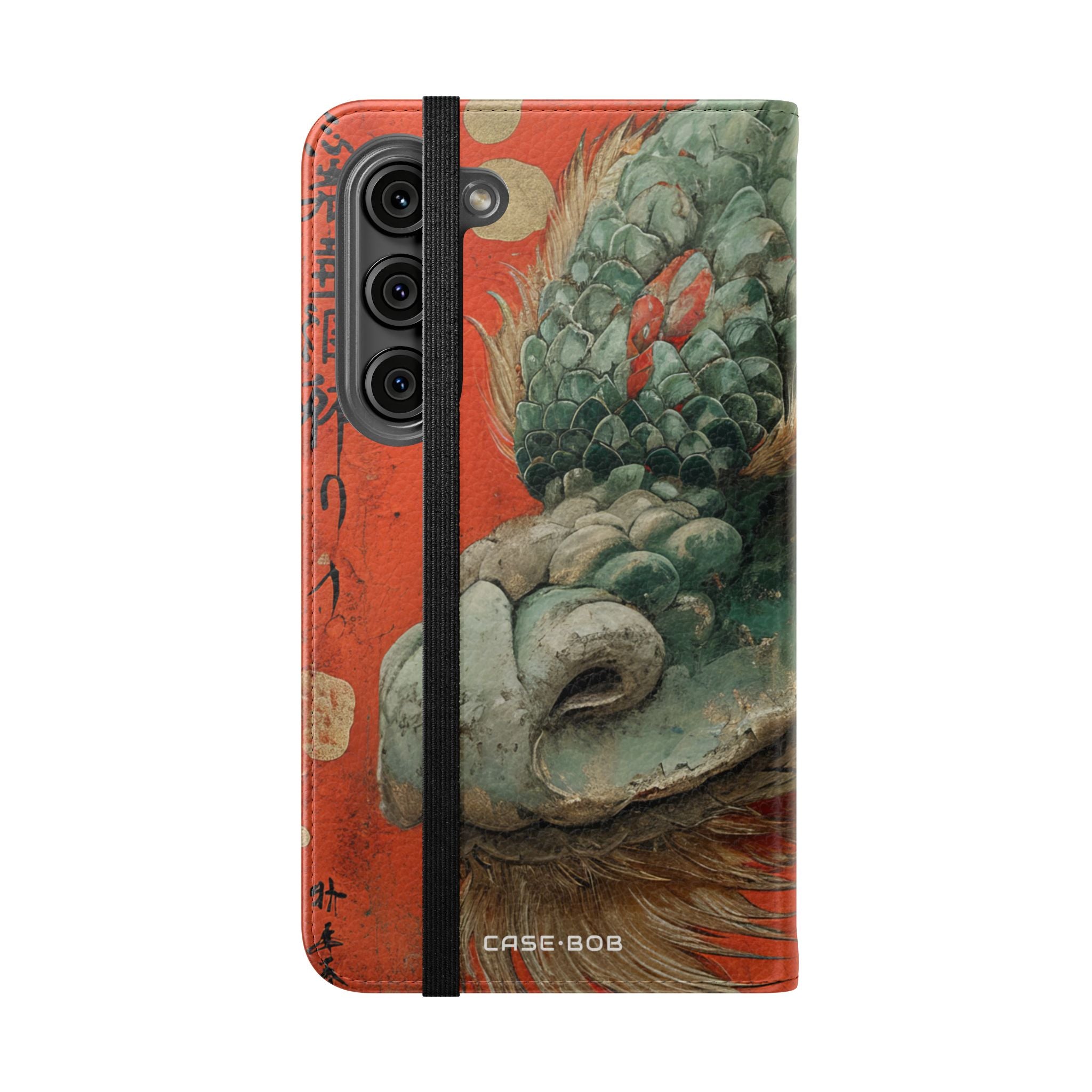 Drakenblik Crimson - Samsung S23 Case - Portemonnee