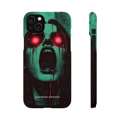 Haunting Glow of Gothic Eyes iPhone 14 - Slim Phone Case