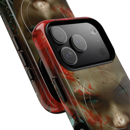 Red Spike Gaze iPhone 17 Pro Case - Tough+