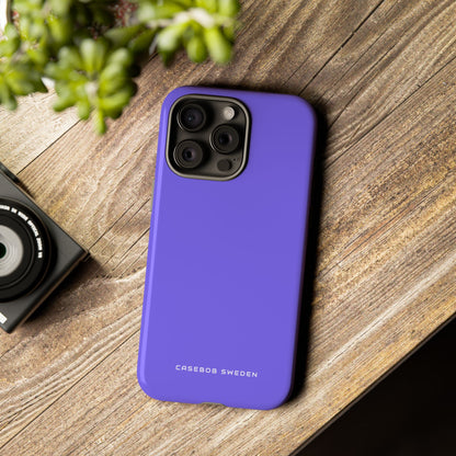 Medium Slate Blue iPhone 15 - Tough Phone Case