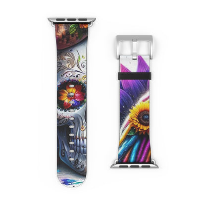 Skull Bloom - Watch Band