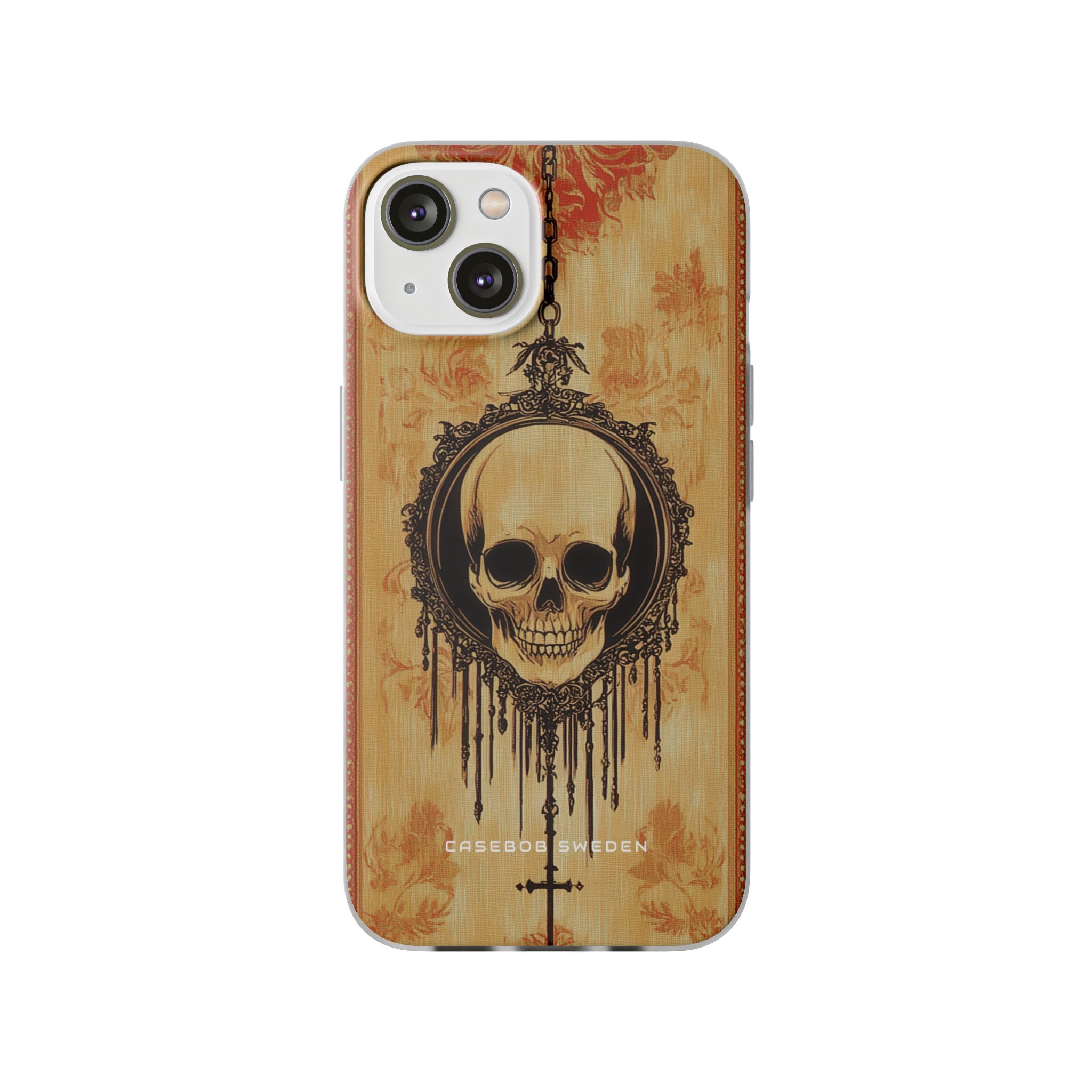 Gothic Skull Elegance iPhone 14 - Flexi Phone Case